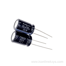 Original 470uF 35V Plug in Aluminum Electrolytic Capacitor 10x16mm 105 degrees(200pcs/lot) Reliable quality form good price